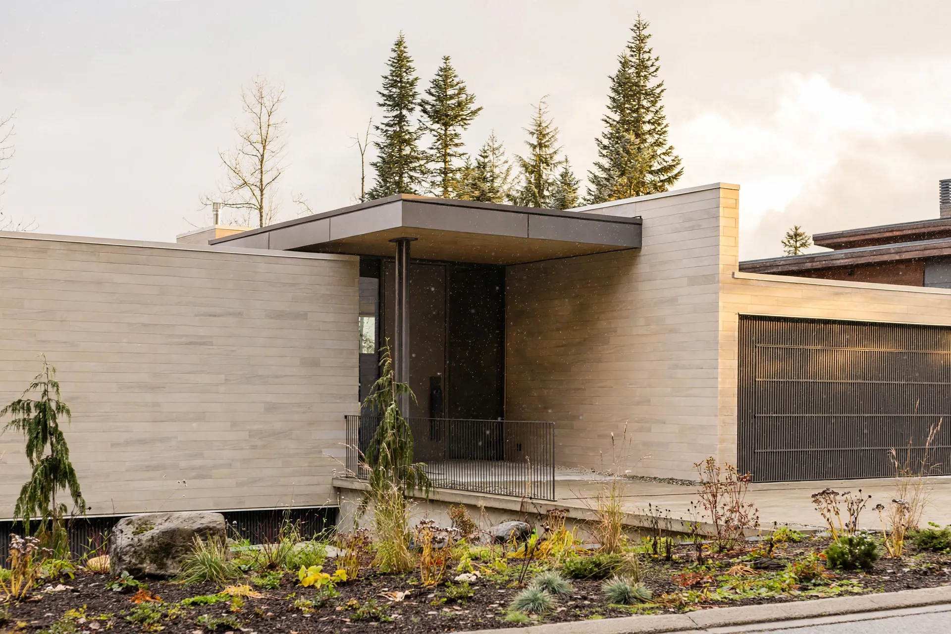 Kadenwood mountain residence surrounded by snow